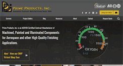 Desktop Screenshot of primeproductsinc.com